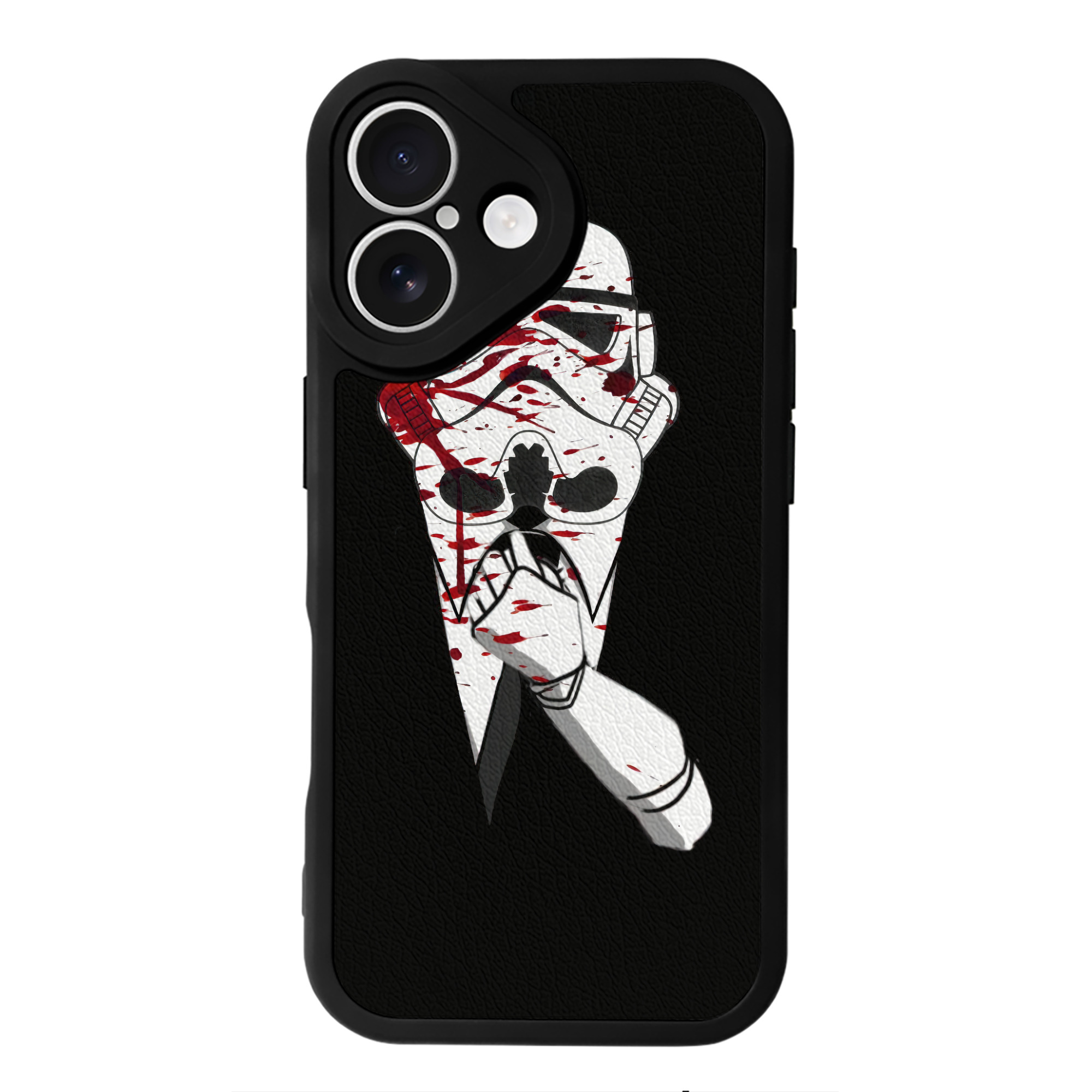 （画像用） スター・ウォーズ Star Wars 【iPhone 16シリーズ対応】シリコンスマホケース（レザー調） 材質：シリコン